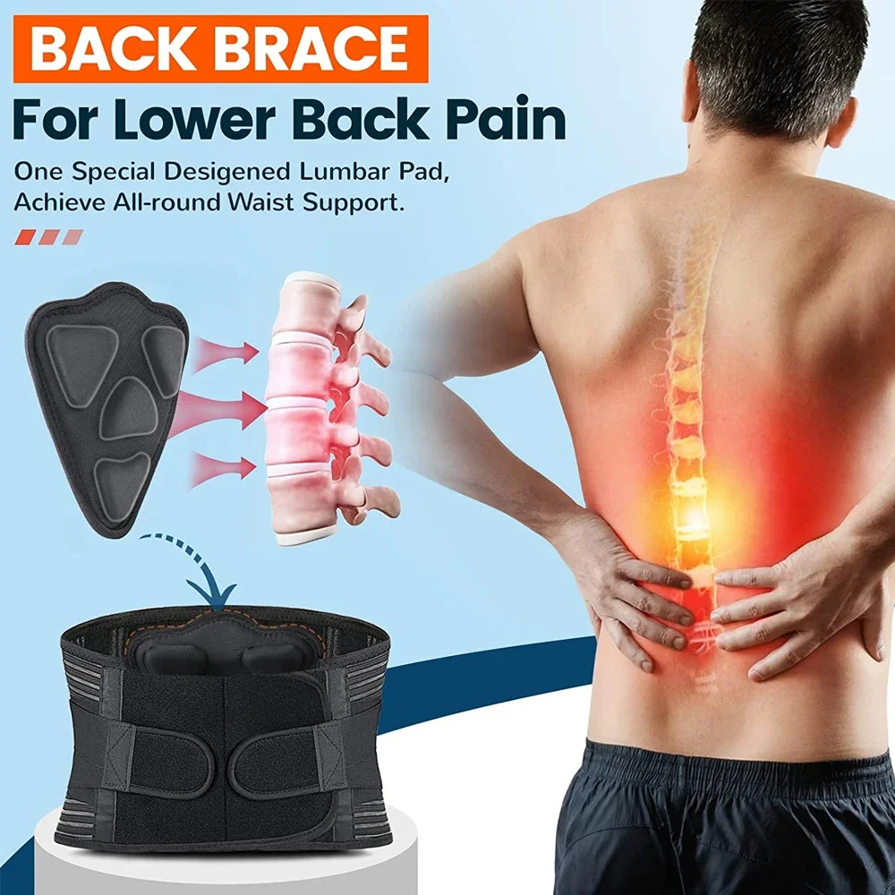 Lower Back Support Brace For Pain Relief