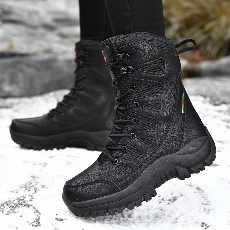 Waterproof Thermal Snow Hiking Lace Up Outdoor Boots