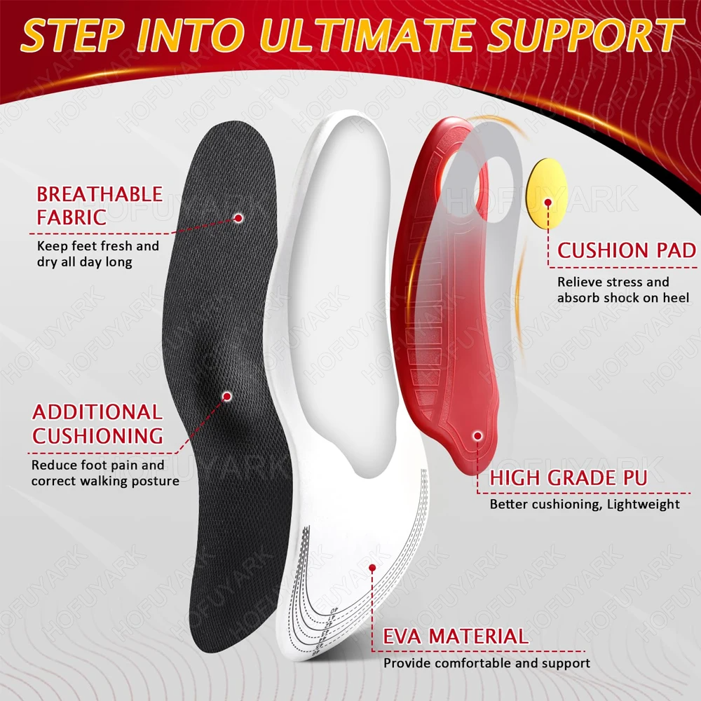 1 Pair Orthopedic Insoles