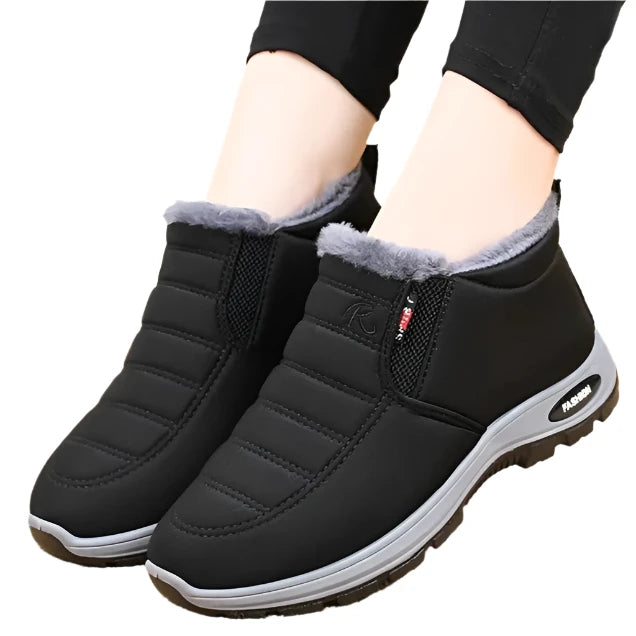 Women's Winter Cotton Boots With Fleece Lining