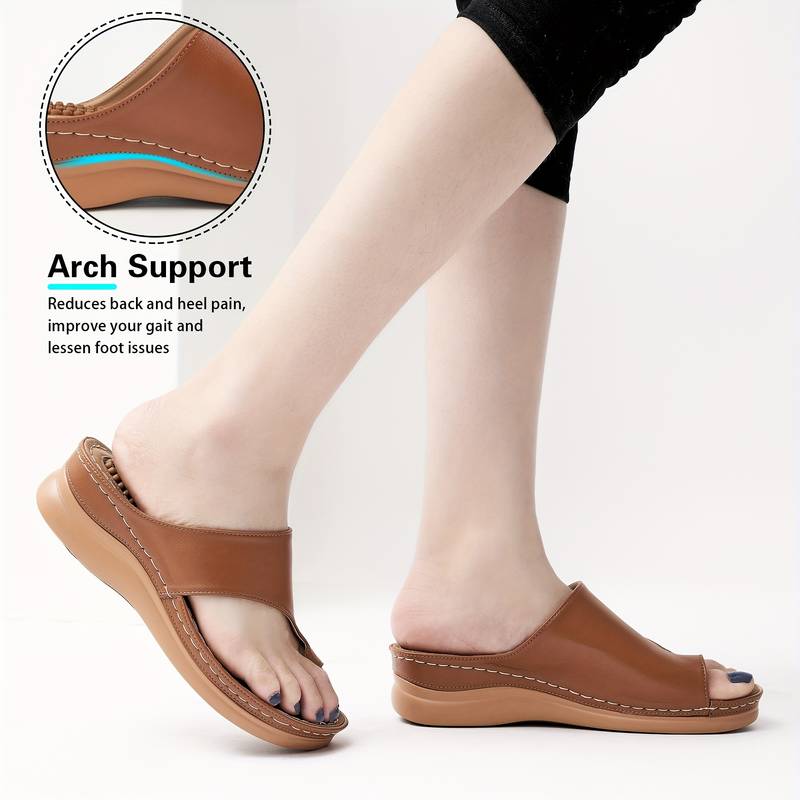 Women's Pillow-Soft Arch Support Slide Sandals