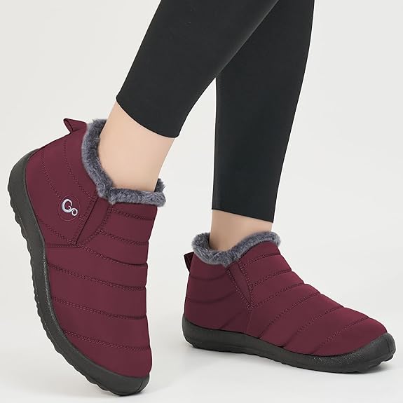 Anti-skid Windproof Slip On Ankle Boots