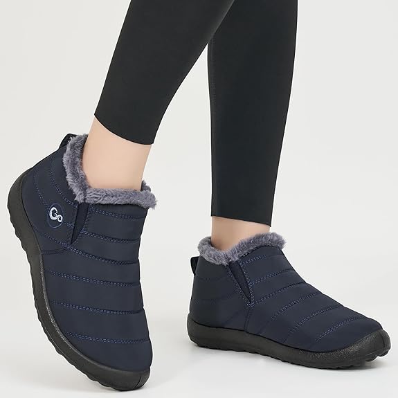 Anti-skid Windproof Slip On Ankle Boots