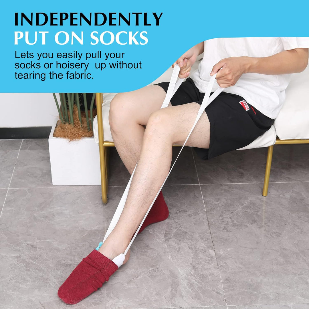 Sock Helper Aid Device for Seniors, Disabled, Pregnant