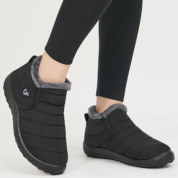 Anti-skid Windproof Slip On Ankle Boots