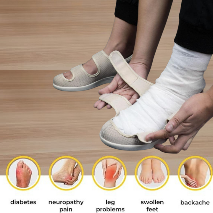 Orthopedic Air Cushion Wide Elderly Shoes