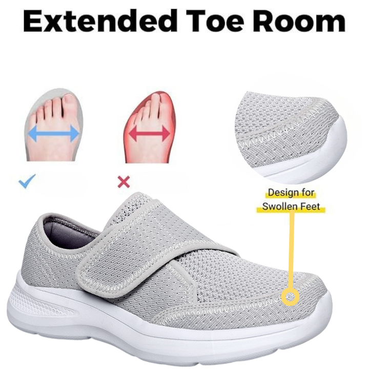 Orthopedic Wide Adjusting Velcro Shoes