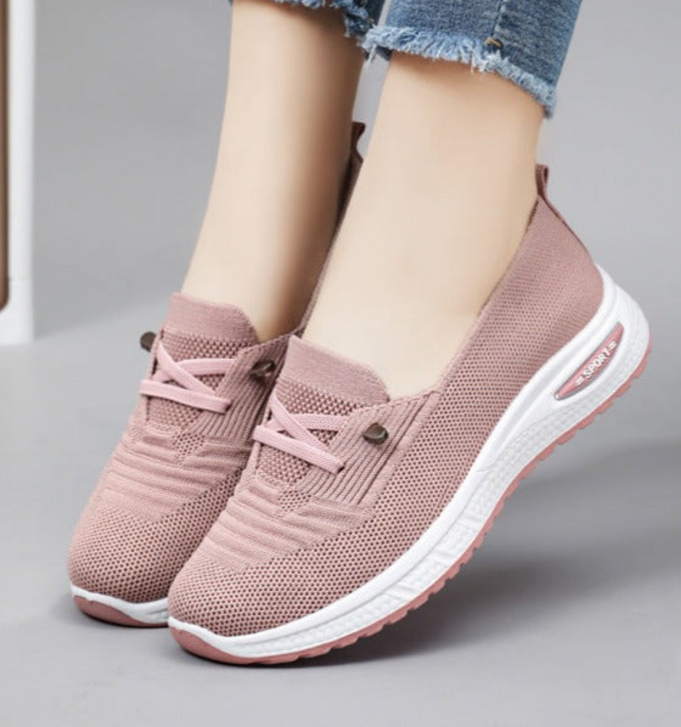 Women's Orthopedic Walking Laces Knit Shoes