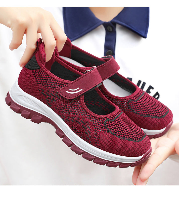 Women's Orthopedic Velcro Knit Shoes