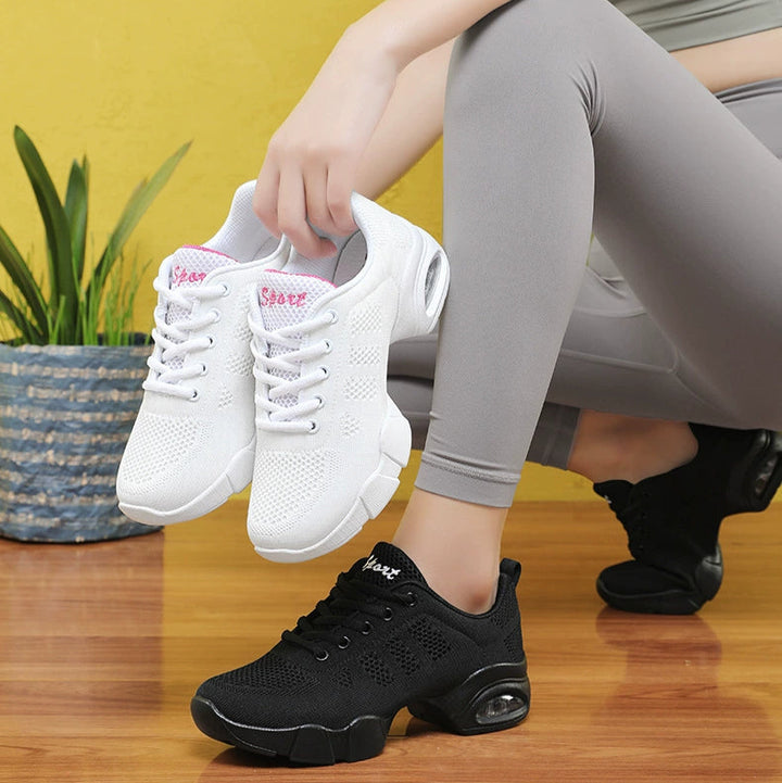 Women's Lace up Air Cushion Sneaker Shoe