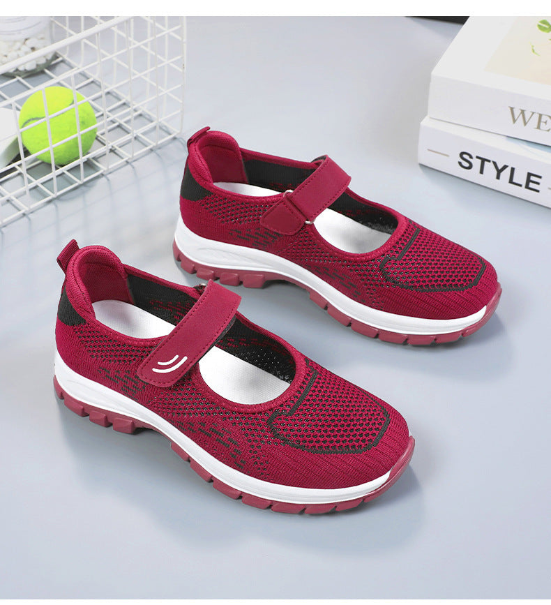 Women's Orthopedic Velcro Knit Shoes