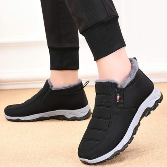 Women's Winter Cotton Boots With Fleece Lining