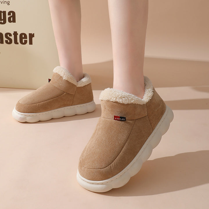 Winter Women Plush Padded Slippers