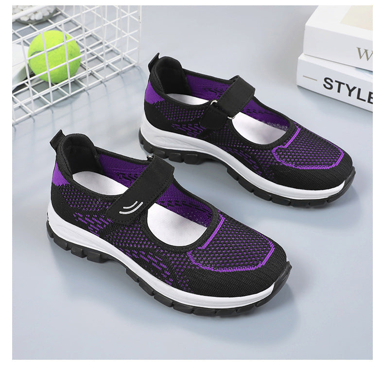 Women's Orthopedic Velcro Knit Shoes