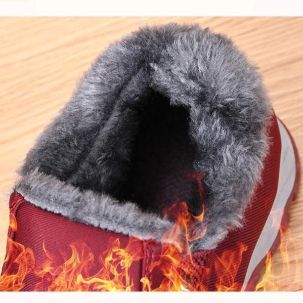 Women's Winter Cotton Boots With Fleece Lining