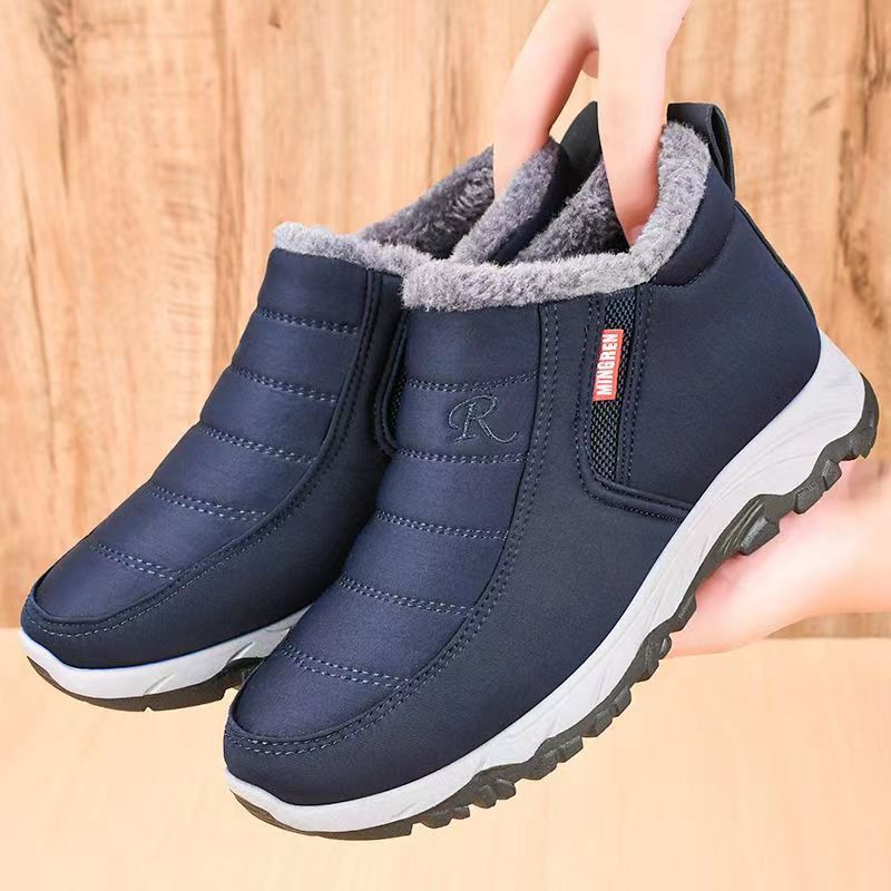 Women's Winter Cotton Boots With Fleece Lining