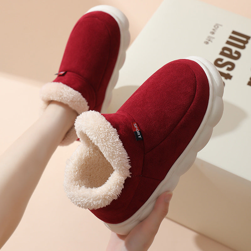 Winter Women Plush Padded Slippers