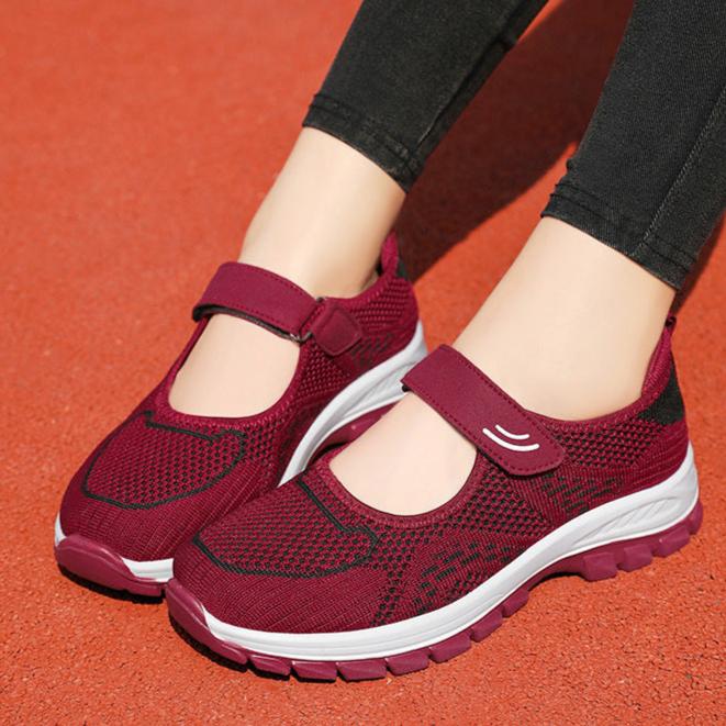 Women's Orthopedic Velcro Knit Shoes