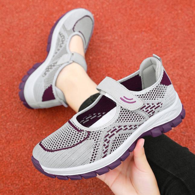 Women's Orthopedic Velcro Knit Shoes