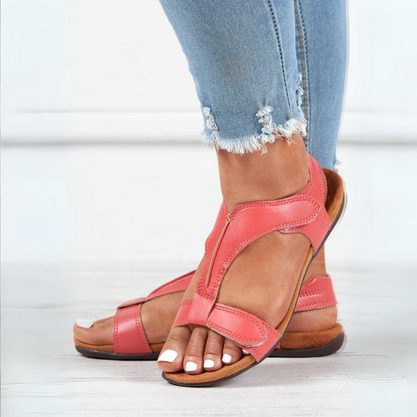 Leather Women's Adjustable Sandals