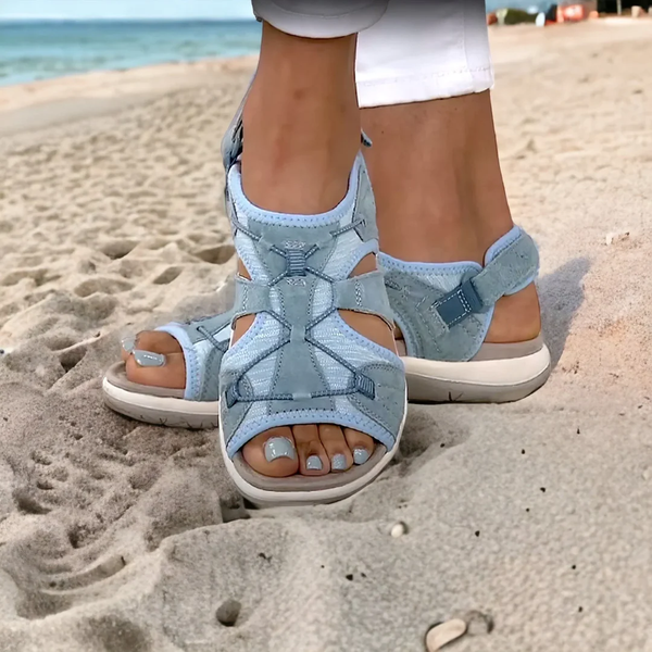 Women's Bungee Lacing Walking Sandals