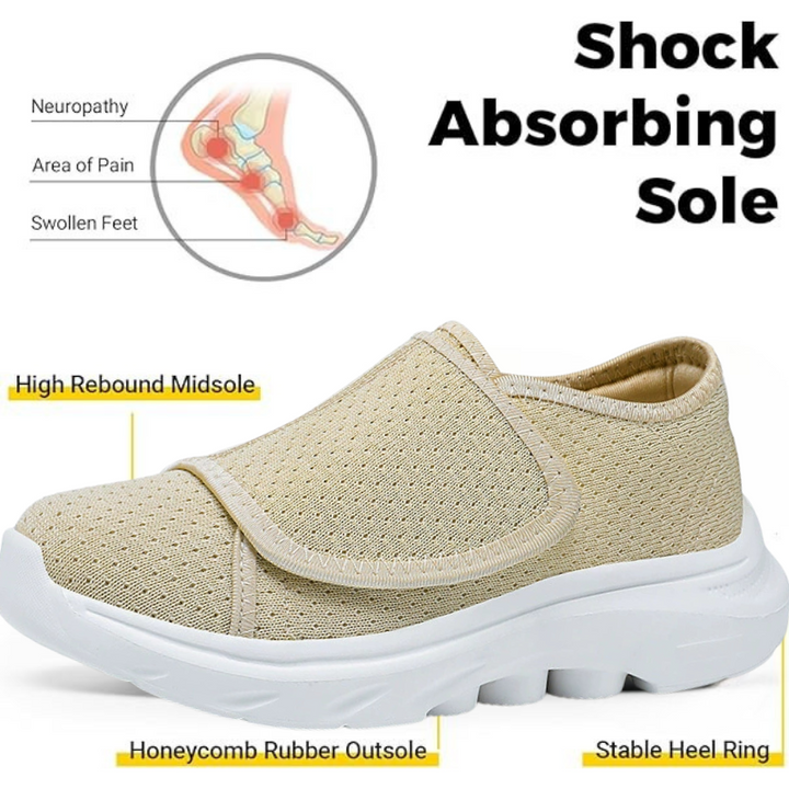 Orthopedic Wide Velcro Shoes