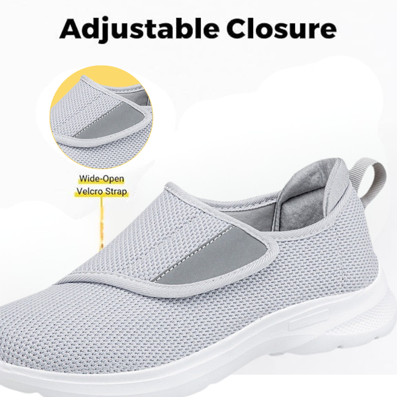 Orthopedic Elderly Velcro Wide Shoes