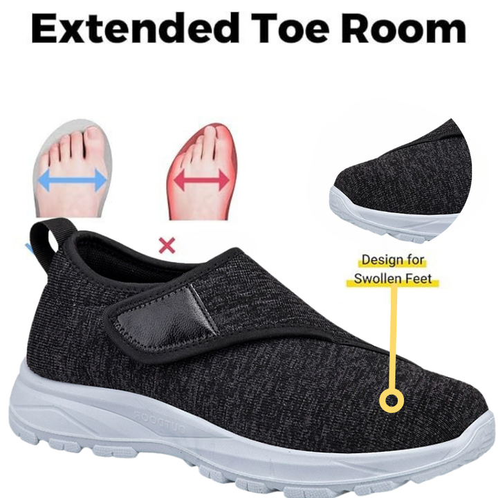 Orthopedic Wide Velcro Shoes