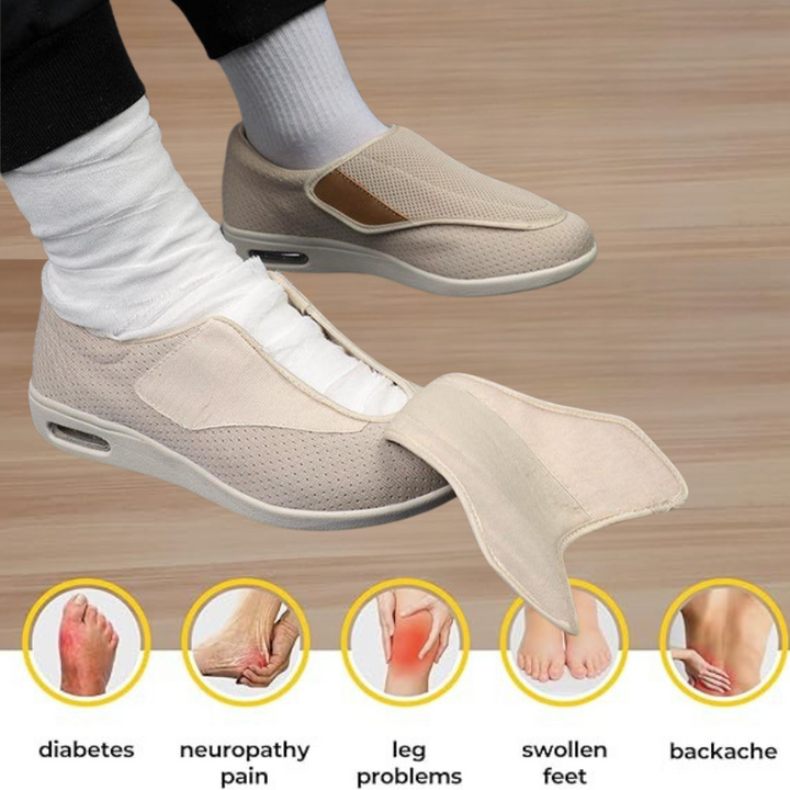 Orthopedic Velcro Air Cushion Walking Wide Shoes