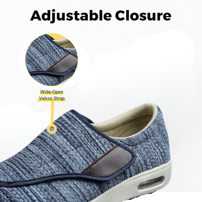 Orthopedic Velcro Air Cushion Walking Wide Shoes