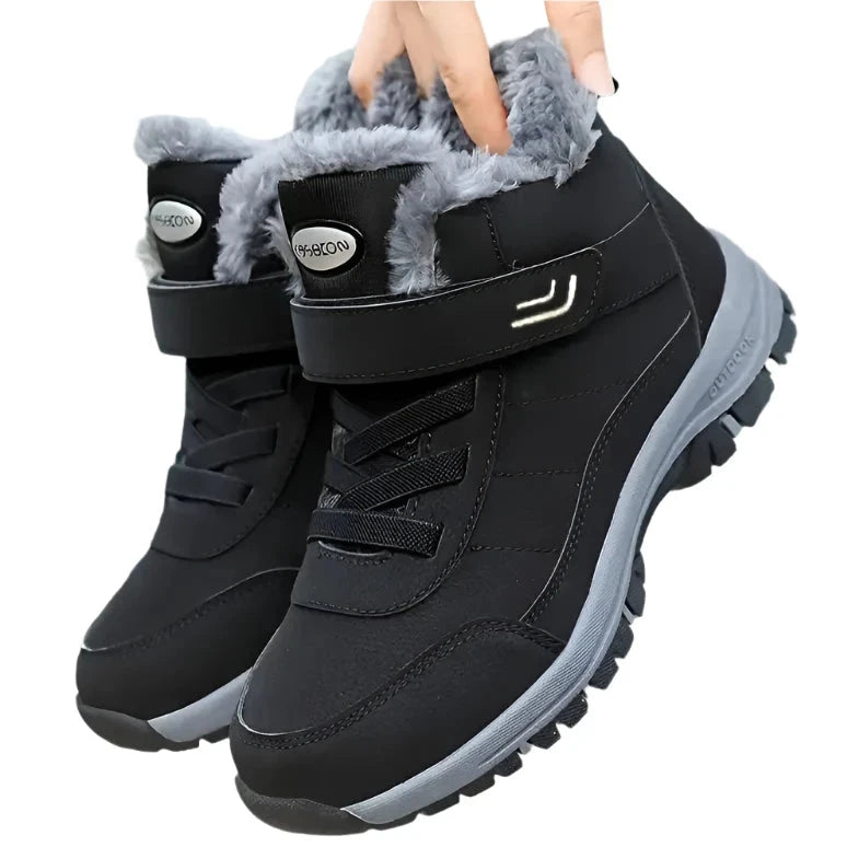 Warm Fleece Cozy Non-slip Ankle Snow Boots