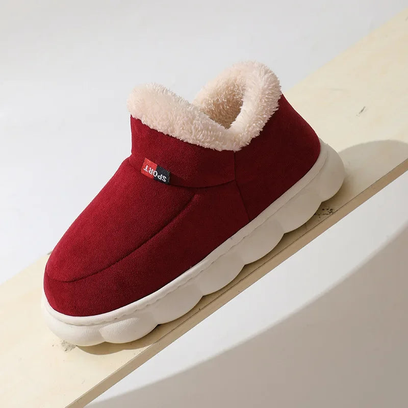 Winter Women Plush Padded Slippers