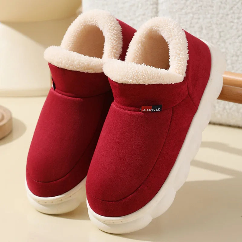 Winter Women Plush Padded Slippers