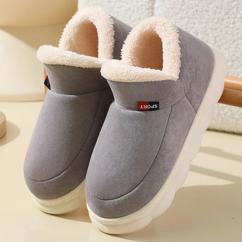 Winter Women Plush Padded Slippers