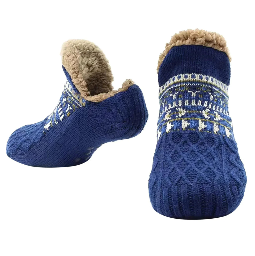 1 Pair of Winter Slippers Socks