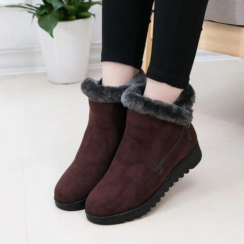 Women's Zipper No-slip Ankle Boots