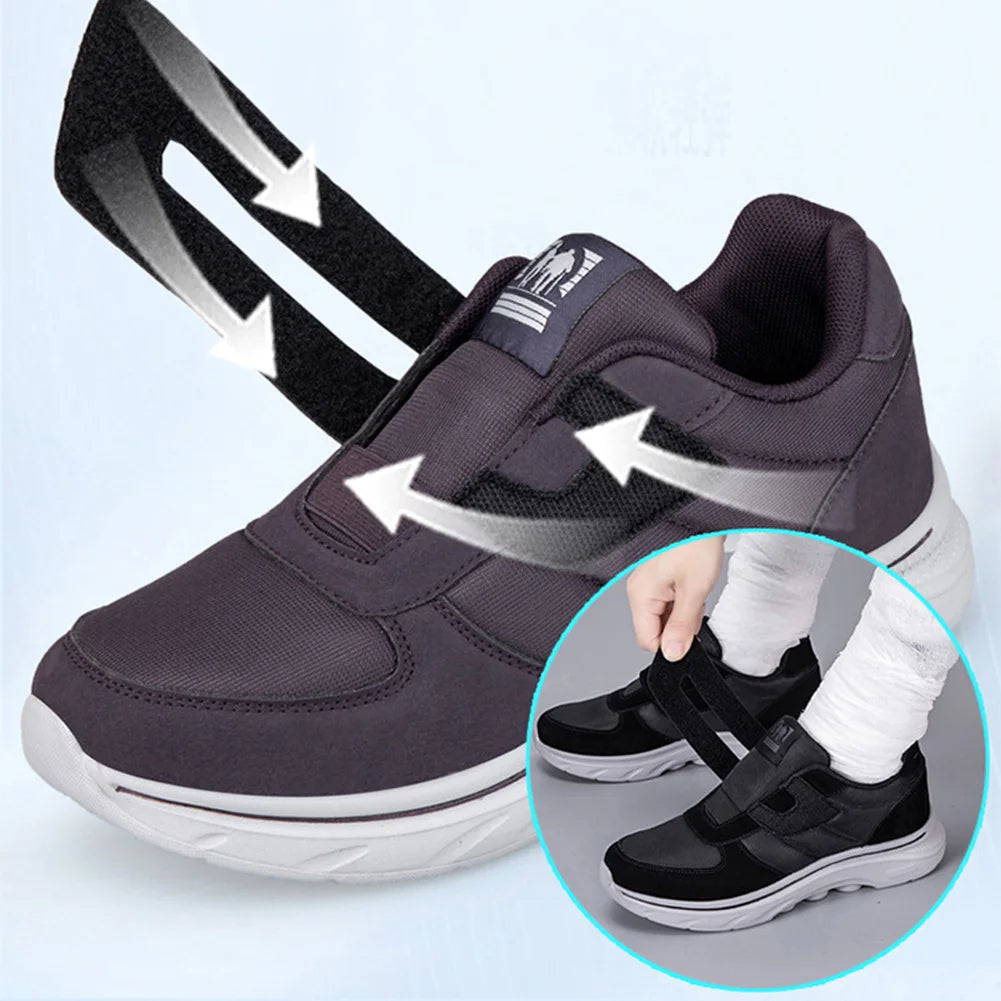 Orthopedic Hook and Loop Wide Shoes