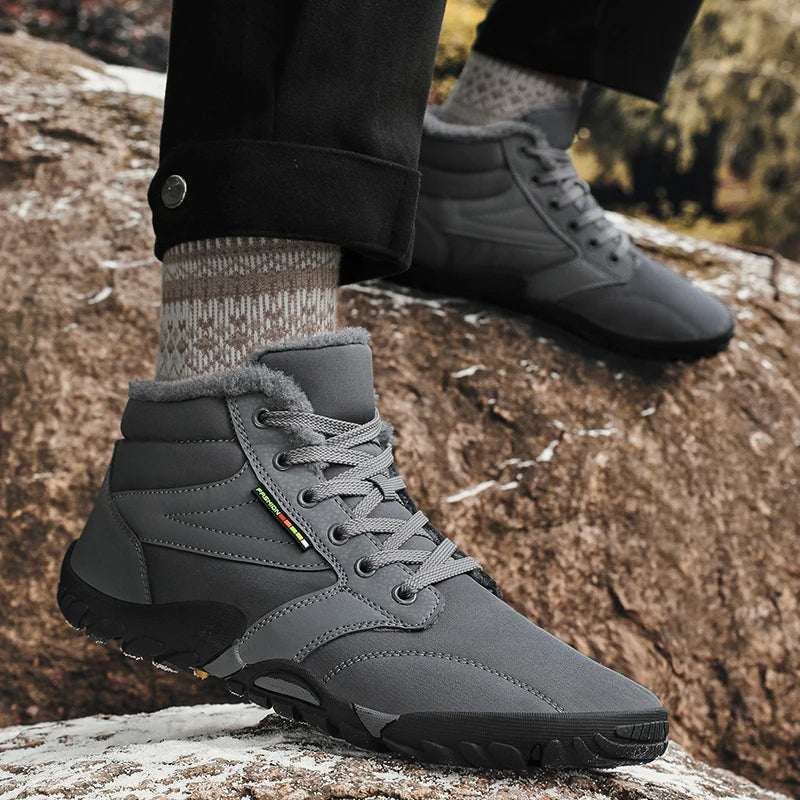 Men's Barefoot Ankle Boots Hiking Shoes