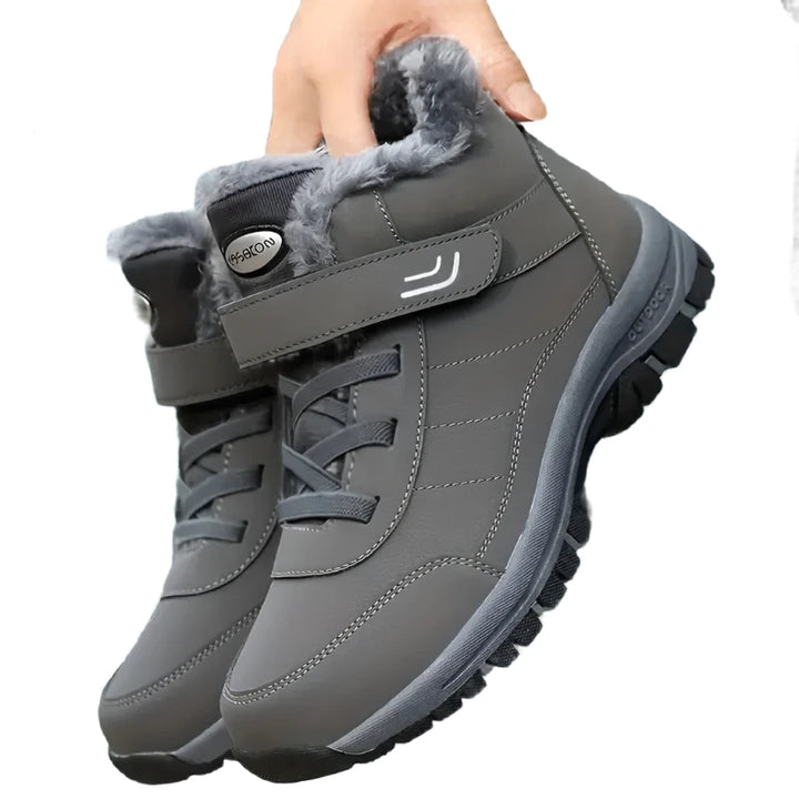 Warm Fleece Cozy Non-slip Ankle Snow Boots